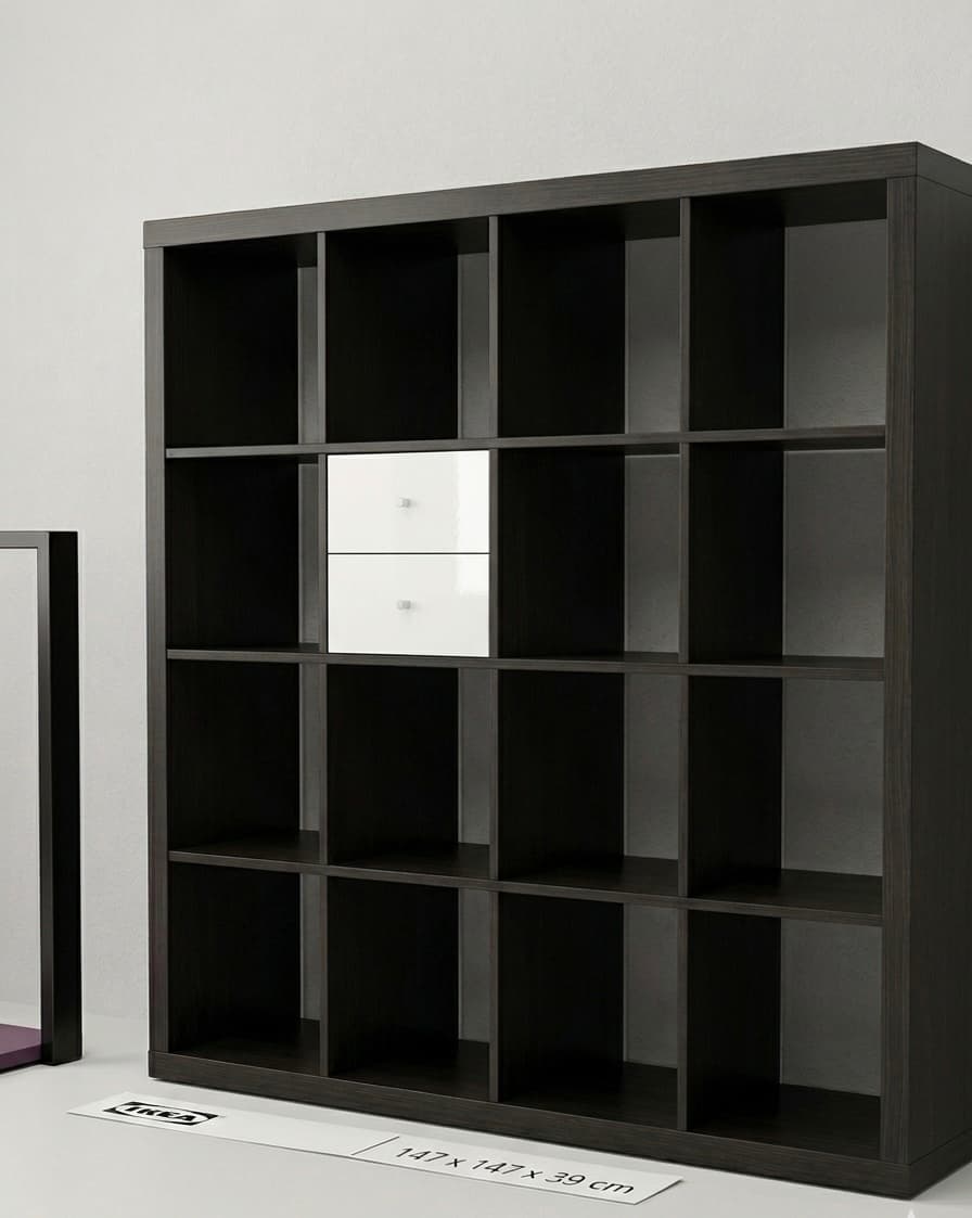 Regál Ikea Kallax černý - 1