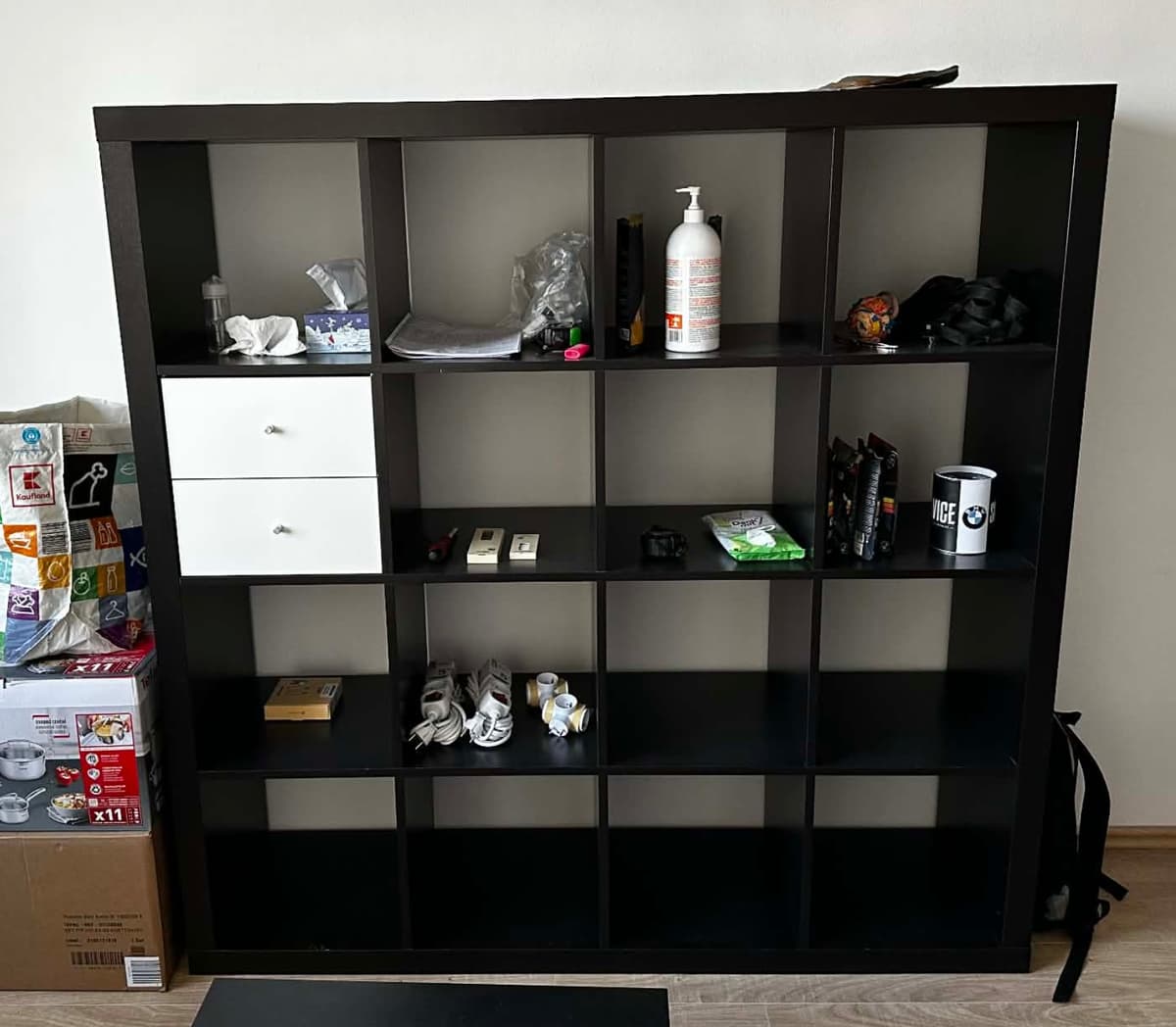 Regál Ikea Kallax černý - 2