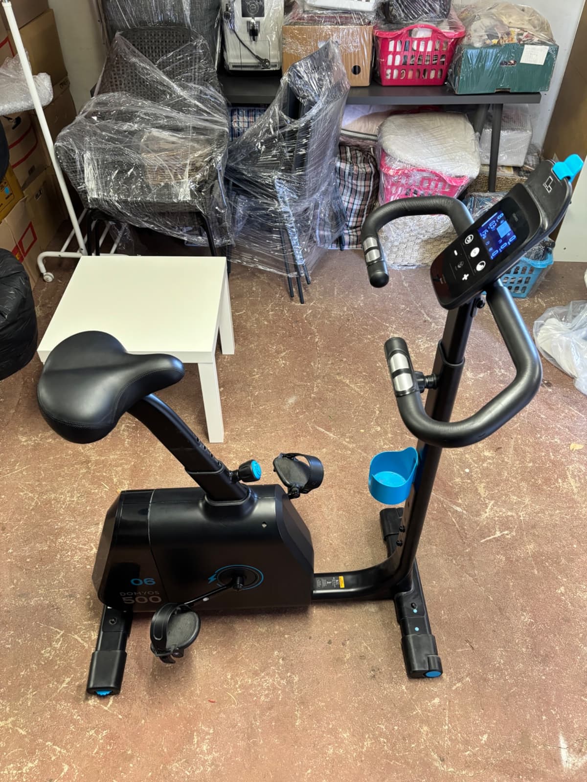 Rotoped Domyos 500 s displejem a nastavitelnou zátěží černý