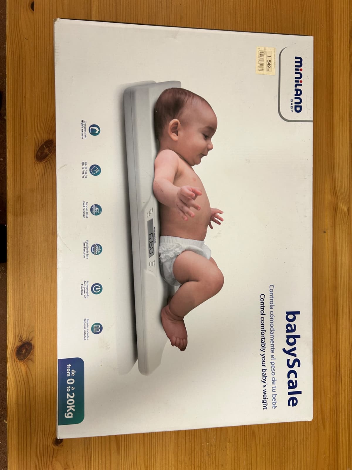 Dětská váha Miniland babyScale - 1