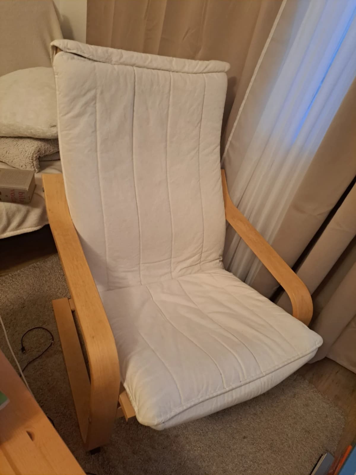 Křeslo Ikea Poäng světlé dřevo - 1