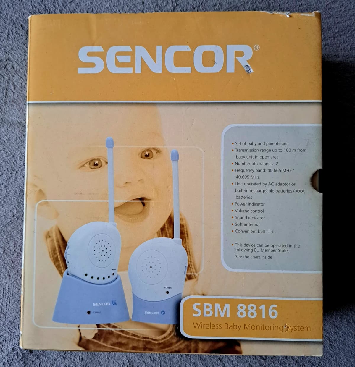 Dětská chůvička Sencor SBM 8816 - 1