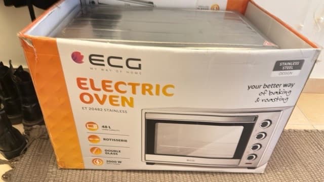 Stolní trouba ECG 58cm ET 20482 Stainless - 1
