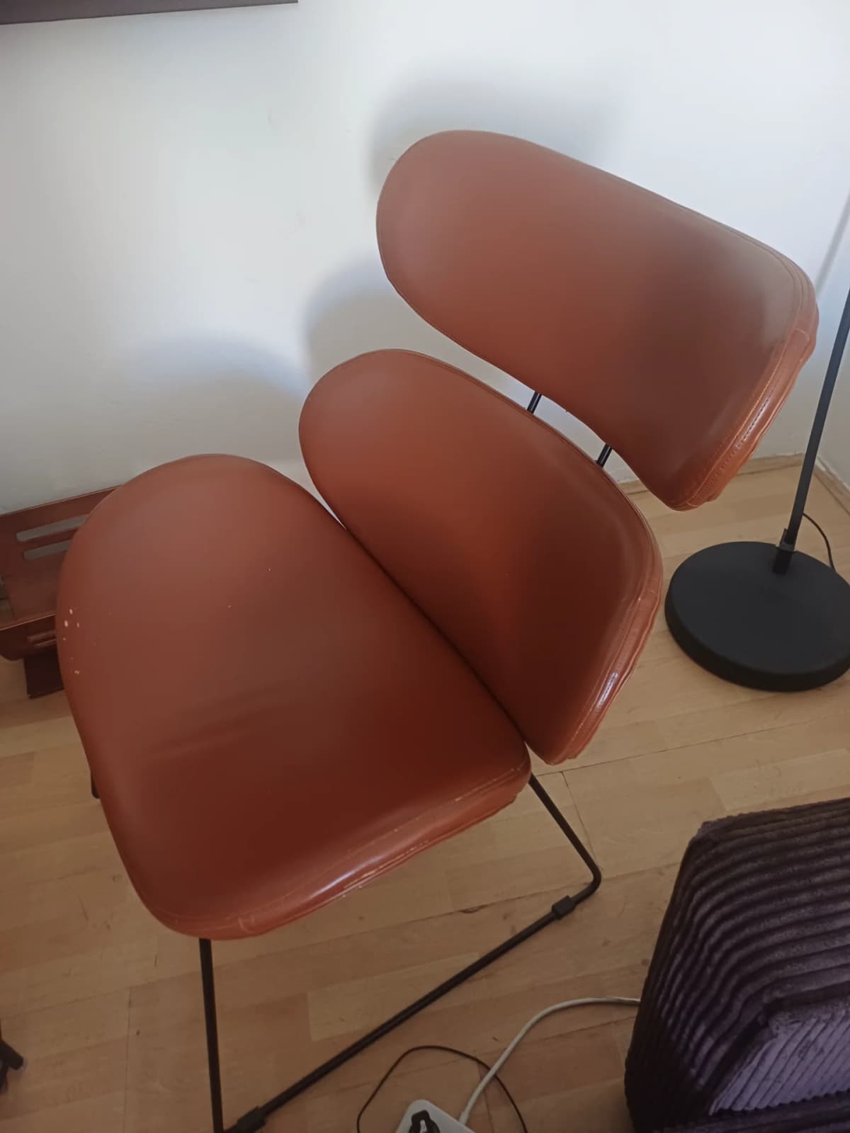 Designové křeslo hnědé - 1